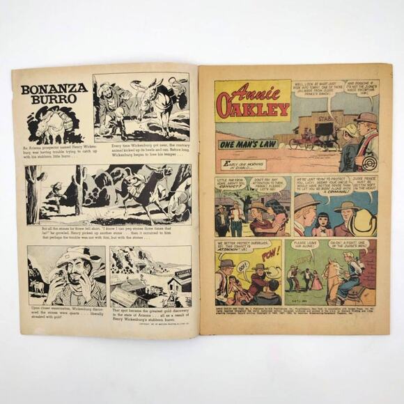 Annie Oakley and Tagg #1 First Issue 1958 Gold Key Comic Book Western 12 Cent - Picture 2 of 6